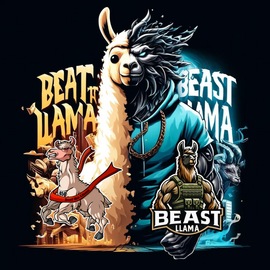 From Beat the Llama to Beast Llama with Two Llamas changing from one to another
