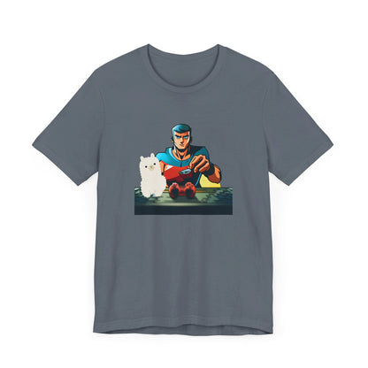 Super Llama Gamer Tee - Designed by My 5-Year-Old Genius!