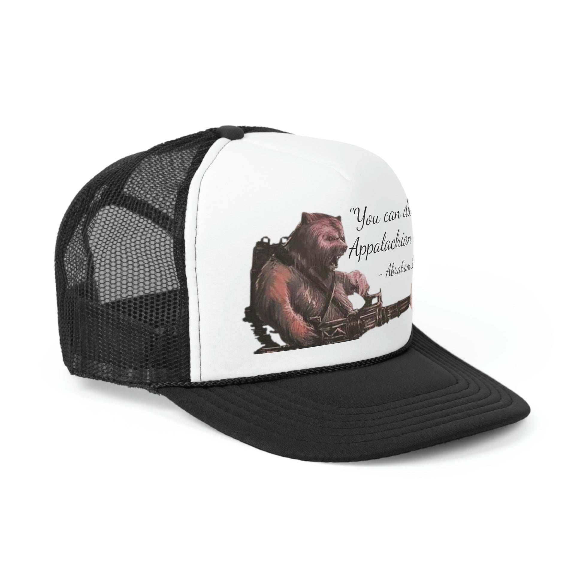 Grizzly Gunner Appalachian Trail Trucker Hat - Beast Llama Clothing - Be the Beast