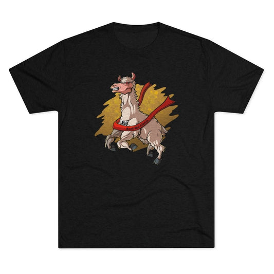 Runner Llama - Tri-blend T-Shirt - Beast Llama Clothing - Be the Beast