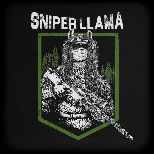 Sniper Llama - Coaster - Beast Llama Clothing - Be the Beast